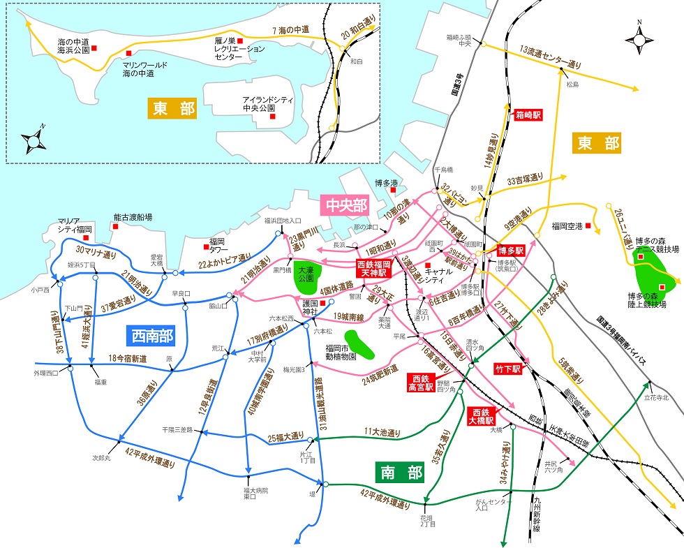 愛称通りマップ